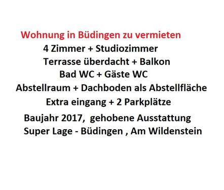 Foto - 4 Zimmer Etagenwohnung zur Miete in Büdingen