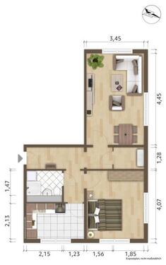 Foto - 2 Zimmer Etagenwohnung zur Miete in Hoyerswerda