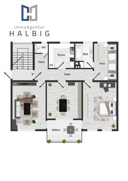 Foto - familienfreundliche 3-Raum-Wohnung