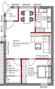 Foto - 1 Zimmer Erdgeschoßwohnung zur Miete in Bischoffen