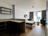 Foto - Modernes möbliertes Studio mit Skyline View in Sachsenhausen