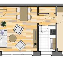2-Zimmer-Wohnung in Dorsten - 439,00 EUR Kaltmiete, in Dorsten (PLZ: 46284)