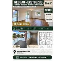 Neubau - 3 Zimmer Wohnung Erstbezug mit Süd Balkon - Porta Westfalica