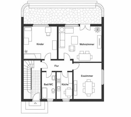 Foto - 3-Zimmer-Gartenwohnung in Ettringen zu vermieten