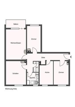 Foto - 4 Zimmer Etagenwohnung in Marburg