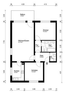 Foto - Alltagstaugliche 3,5 Zimmerwohnung Kehl-Sundheim