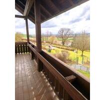 Attraktive Hochparterrewohnung mit Fernblick in ruhiger, beschaulicher Höhenlage von Bad Birnbach