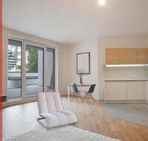 Erstbezug! Exklusive 3-Zimmer-Wohnung im 1. OG mit Terrasse – hochwertiger Neubau in Stadtmitte - Düsseldorf Pempelfort