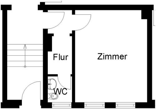 Foto - 1.5 Zimmer Erdgeschoßwohnung zur Miete in Hannover