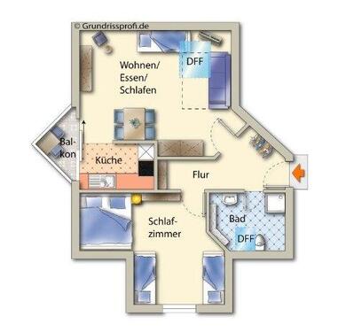 Foto - Helle 2 Zimmer Wohnung in Delbrück Mitte