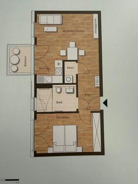 Foto - Etagenwohnung in Lahr (Schwarzwald) zur Miete