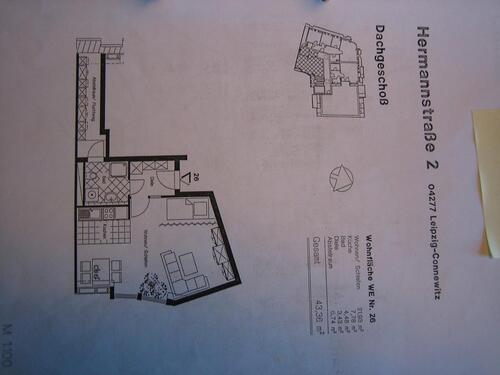Foto - 1.5 Zimmer Dachgeschoßwohnung in Leipzig