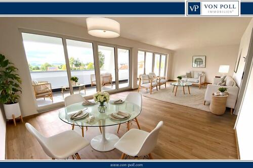 Foto - Moderne, lichtdurchflutete 2,5-Zimmer-Wohnung im 2. OG - inkl. hochwertiger EBK und großem Balkon