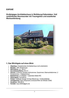 Foto - 6 Zimmer Einfamilienhaus zum Kaufen in Wolfsburg