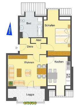 Foto - Etagenwohnung zur Miete in Recklinghausen