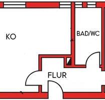 Zu vermieten - 2-Raum-Wohnung am Zwenkauer See