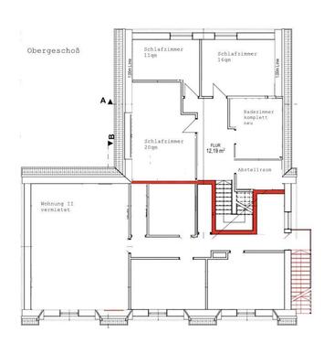 Foto - 3 Zimmer Mehrfamilienhaus, Wohnhaus in Bawinkel