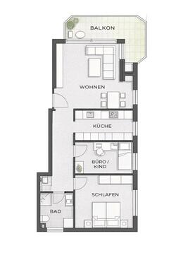 Foto - Helle 3 Zi. Whg. mit Balkon +TG in Remseck-Neckargröningen