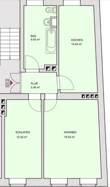 Foto - Etagenwohnung zur Miete in Frankfurt (Oder)