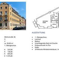Tolle 2 Zimmerwohnung mit Balkon in ruhiger Lage (Pieschen). - Dresden Neustadt