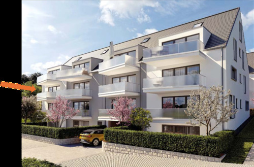 Foto - 4 Zimmer Wohnung Neubau Erbach (Donau) Hell und zentral