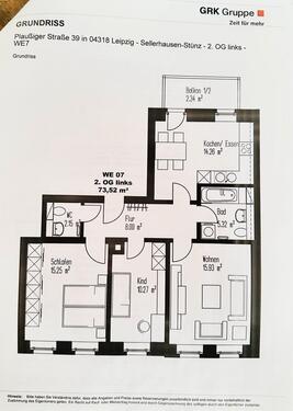 Foto - 3 Zimmer Etagenwohnung zur Miete in Leipzig