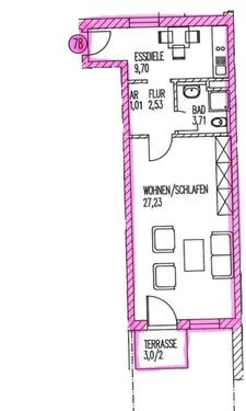 Foto - 1 Zimmer Etagenwohnung zur Miete in Untermeitingen