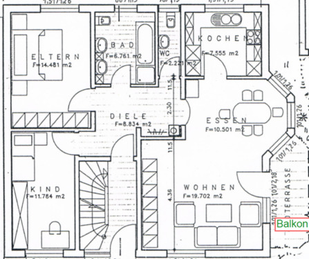 Foto - 3 Zimmer Erdgeschoßwohnung in Schutterwald