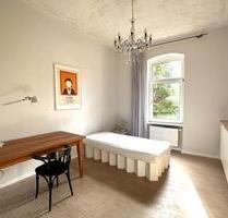 Schönes möbliertes Zimmer für PendlerIn in Atelierwohnung - Halle (Saale) Am Wasserturm/Thaerviertel