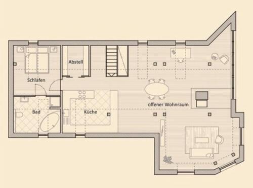 Foto - 2-Zimmer-DG-Wohnung über den Dächern von Gröditz b. Riesa