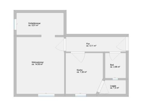 Foto - 1,5-Zimmerwohnung in Bremen-Blumenthal