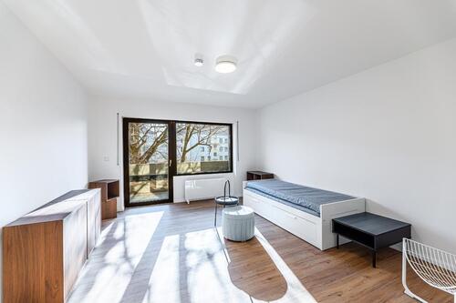 Foto - Erstbezug nach Kernsanierung – Vollmöblierte 1-Zimmer-Wohnung mit Balkon in Nürnberg