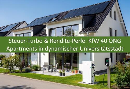 Foto - Steuer-Turbo & Rendite-Perle: KfW 40 QNG Apartments