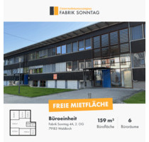 Moderne Büro- Gewerbefläche in Waldkirch— 6 Büroräume auf 159m²