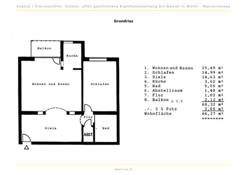 Foto - 2.5 Zimmer Etagenwohnung zum Kaufen in Wörth am Rhein