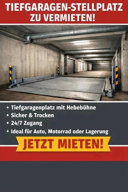 Foto - Ich miete eine Tiefgarage mit Plattform im Nagold!