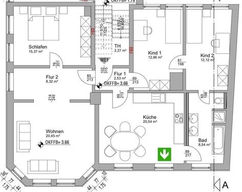 Foto - 4 Zimmer Etagenwohnung zur Miete in Blomberg