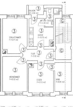 Foto - 4 Zimmer Wohnung mit Balkon und Einbauküche