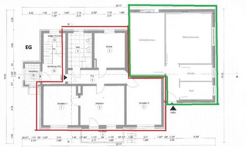 Foto - 2 Zimmer Etagenwohnung in Fürstenberg/Havel