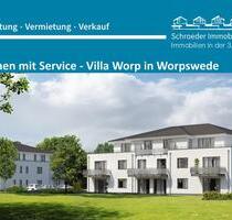 Wohnen mit Service - Hochwertige 2-Zimmer-Wohnung in der Villa Worp - Worpswede