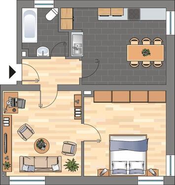 Foto - 2 Zimmer Etagenwohnung zur Miete in Essen