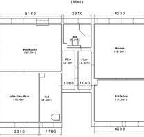 3½-Raum Hochpart. Wohnung 86m² 2 Bäder Wohnkü. Parkplatz Terras. - Löbau