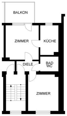 Foto - 2 Zimmer Etagenwohnung in Bochum