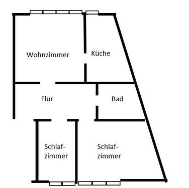 Foto - zentrale 3 Dachgeschoss Zimmerwohnung an der Mindener Str