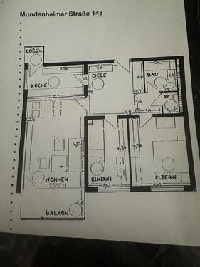 Foto - 3 Zimmer Wohnung Ludwigshafen Süd