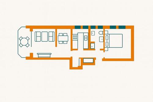 Foto - Zuhause mit Charakter - 2 Zimmer - Wohnung mit Balkon und Stellpl