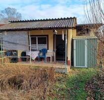 Garten mit massiver Laube, Schuppen, Gewächshaus, Pachtgarten - Kranichfeld