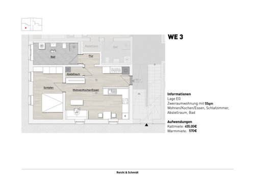 Foto - Exklusives Wohnen im „Wilden Mann“ – Moderne 2-Zimmer-Wohnung im