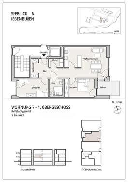 Foto - 3 Zimmer Etagenwohnung in Ibbenbüren