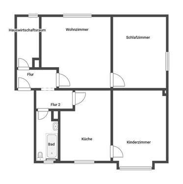 Foto - 3 Zimmer Etagenwohnung zur Miete in Bochum